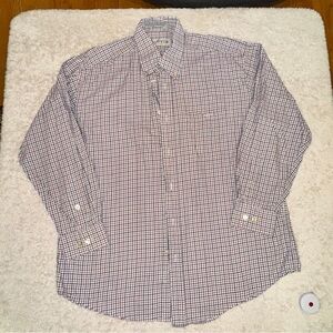 Orvis Red and Blue Plaid Men's Shirt